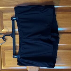 *🆕 Deb Women's Black Full Cover Comfy Swimwear Shorts, Plus Size 3X, NEW